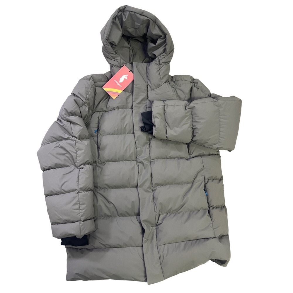 Cotopaxi Alivio Down Parka Mens XL Cinder Gray Puffer Jacket 650-Fill Winter
